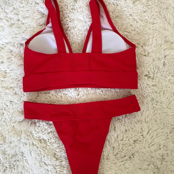 ❤️ Red print bikini - Picture 2 of 3
